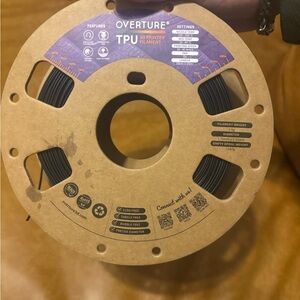 Black TPU 3D Printer Filament